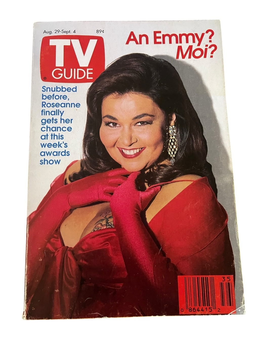 Vintage 1992 TV Guide Roseanne Cover Drew Barrymore Feature